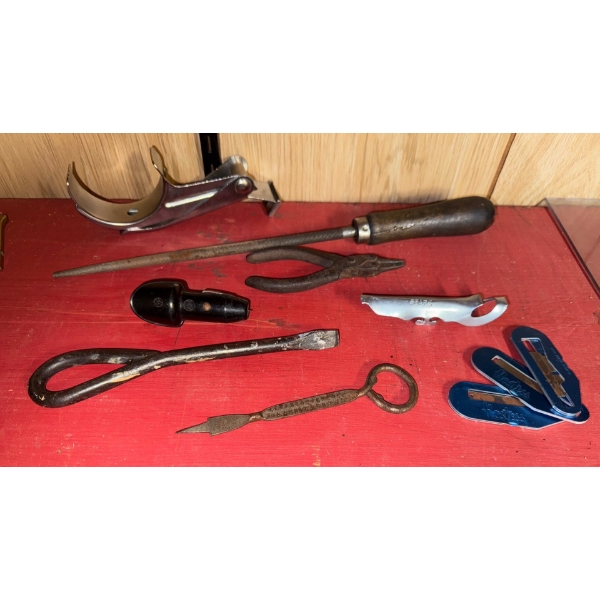Assorted Vintage Tools-Mixed Hand Tools-Blacksmith Toolkit