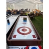 Image 1 : Cool Curling Shuffle Board With All Accessories W25" L 122" H 34" Like New 