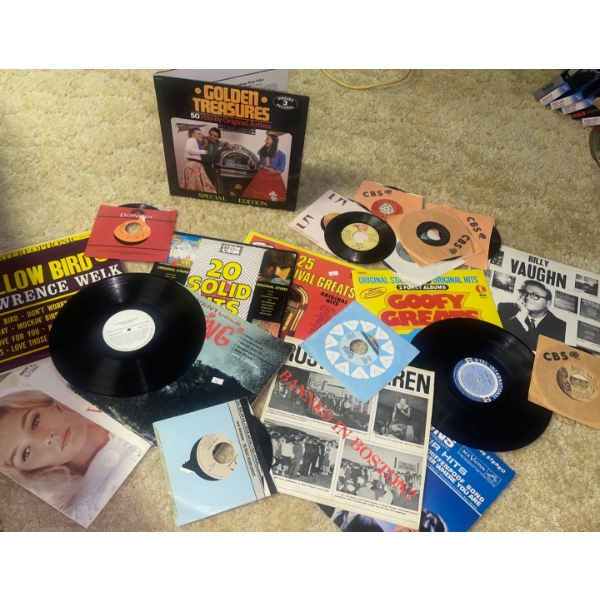 Assorted Vinyl & 45s - Before There Were Mix Tapes