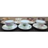 Image 2 : 7 Different Royal Albert Fine China Teacups With Matching Saucers