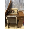 Image 2 : Singer Sewing Machine w/ Side Dresser Full Of Sewing Supplies