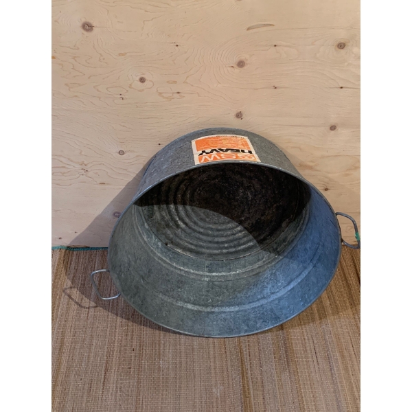 Large Galvanized Basin