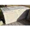 Image 1 : Suncast 99 Gallon Plastic Deck Box Full Of Firewood