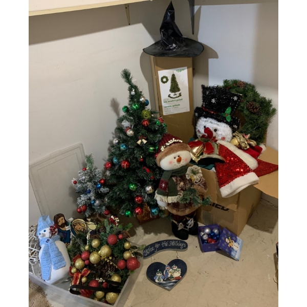 Christmas Collection - Trees Wreaths Ornaments Decorations & More