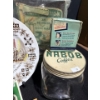 Image 3 : Collection Of Antique Items & Boxes  Nabob Coffee Jar, Nutmegs, MacDonald Menthol & More