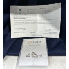 Image 4 : 1ct Round Moissanite with 28 Cubic Zirconium Chips Set in Sterling Silver Ring