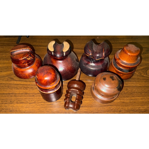 Assorted Sized Brown Insulators