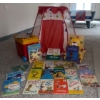 Image 2 : Vintage Collection Of Children's Books, Play Tent & Ride Em Lion ++ Toy Box