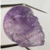 Image 2 : Lavender Purple Amethyst 46.6 ct Hand Carved Skull