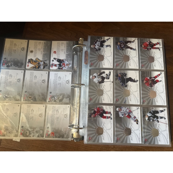 Binder w/ Large Collection of Hockey Cards - Fleer, UD Choice 