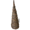 Image 2 : Bundle: Wicker Tree With Lights, Woven Magazine Rack, Metal Rack