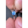 Image 1 : 1.39 ct Certified Silver Sapphire gemstone Ring ($1,098 Appraisal)