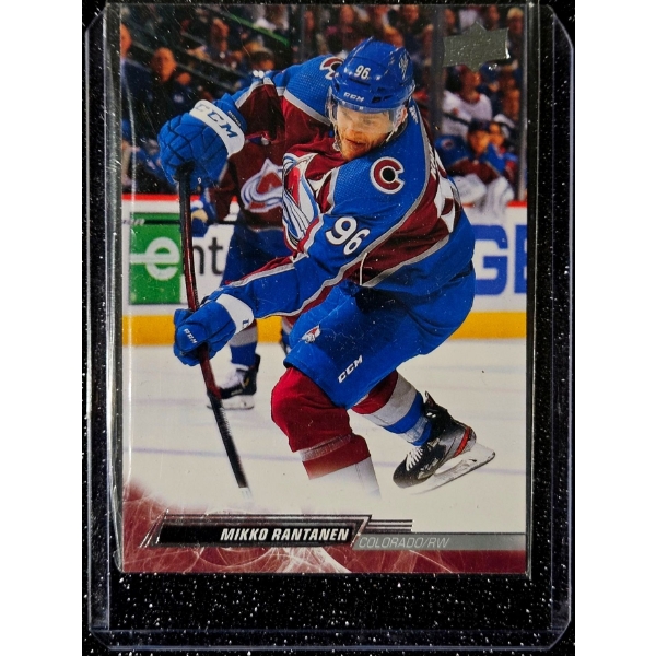 Mikko Rantanen 2023-24 Upper Deck "Series 2" #296 *TRIPLE ERROR CARD*