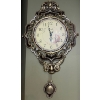 Image 1 : Bresh Chrome & Crystals Quartz Clock 14x25