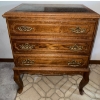 Image 1 : French Louis XV Style Oak 3 Drawer Chest 28T