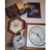 Image 4 : Deer Box 14 W, 14 D, 5 T, Kitchen Pics 11 X 14, 14 X 11, Tempo Time Clock 9 X 9, Embroidery 6.5 X 7