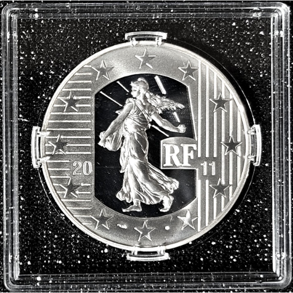 2011 FRANCE 10 EURO SILVER, 10th Year Anniversary Starter Kit - #1