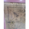 Image 5 : Silk Art Mounted on Board and Framed Under Glass 26 x 26 