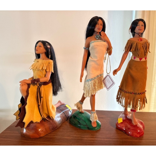 Gorg Ashton Drake Dolls,11T, 'Soothing Heart' 'Turquoise Majesty'  (Chippd Finger) 'Divine Strength'