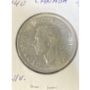 Image 3 : 1940 Canadian 50 Cent Coin 92.5% Silver 11.62 Grams