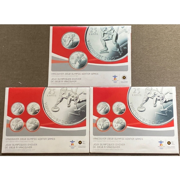 2010 Vancouver Olympics Commemorative Coin Packs