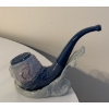 Image 2 : LLADRO Exquisite Porcelain Pipe on Stand, Nautical Themed - 6L 