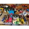 Image 3 : Very large collection of wrenches and a number of other tools and miscellaneous items please bring b