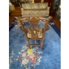 Image 3 : Vintage Walnut w/ Upholstery Parlour Chair 25x41 Needlepoint Embroidery