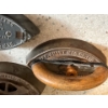 Image 6 : Collection of various cast-iron antique irons from several different manufacturers six in total.