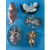 Image 1 : Terracotta Partylite Shelf Angel (Chip on Foot; 8T) & Various Angelic Decor  Hangables 