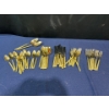 Image 1 : Gold Tone Flatware Set