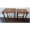 Image 6 : Four Inlaid Wood Nesting Tables
