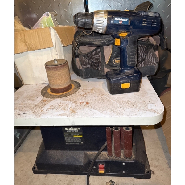 Mastercraft Oscillating Sander Model No. 55-3511-6 & Drill Model 54-2972-6  (Untested) 