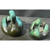 Image 1 : Blue Mountain Pottery Swan Statues