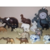 Image 4 : Collection of Elephant Decor: Wood, Stone, Ceramic- Includes: Clock 7 W, 6 T, 
