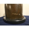 Image 4 : Stone Base Hand Carved Religious Sculpture Signed, F. Botero #6/10 - 8W, 13T 