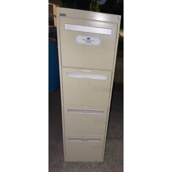 Four Drawer Metal Filing Cabinet 51T