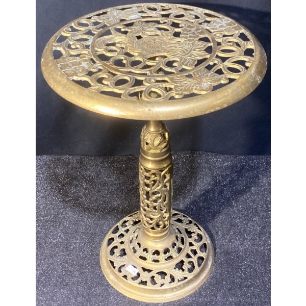 Vintage Ornate Brass Table