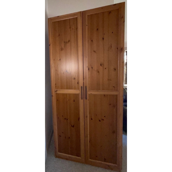 Solid Pine Cupboard/Wardrobe/Games Cabinet w/ Board Games
