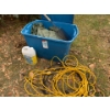 Image 1 : Misc Lot, Two Tarps, Tote, Extension Cords and More