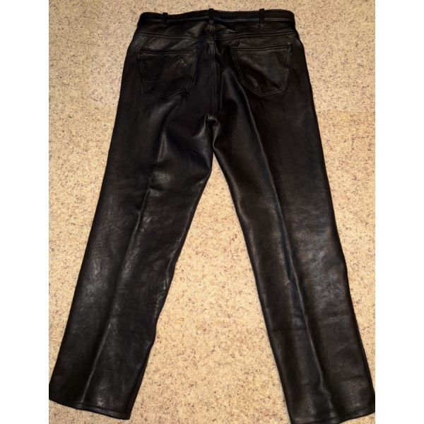 Heavy Duty Men's Leather Riding Pants  Size L-XL