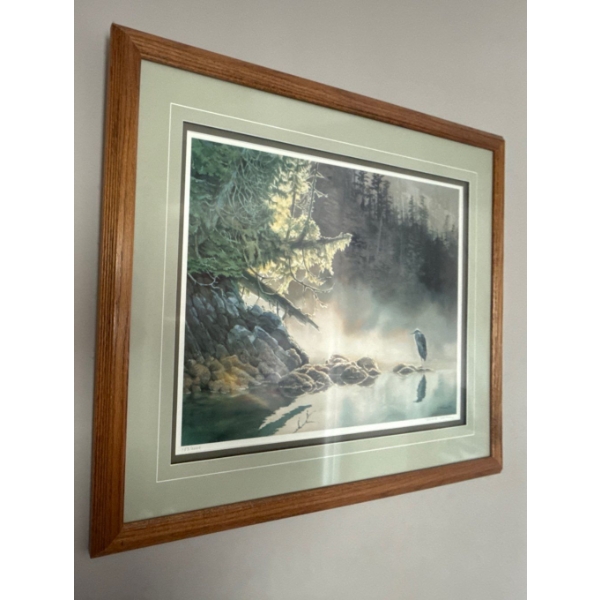 Limited Edition Framed Print Titled 'Ducks Unlimited' by Canadian Artist Mark Hobson 22x16
