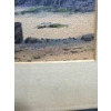 Image 2 : Illegible Signature "Castle of the Coast of Donegal" Original Watercolour 25.5 Wx12.5H