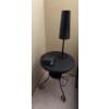 Image 1 : Bed Side Tables (2; 19W, 26T Each) w/ Matching Lamps (2) and Black Chair
