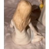 Image 3 : Cybis Figurines: Sitting 4 T, w/ Doll 6.5 T, Holding Apple 7.5 T