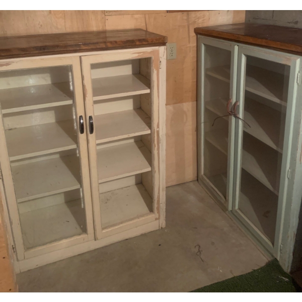Antique Display Cases 36x48 Needs Repair