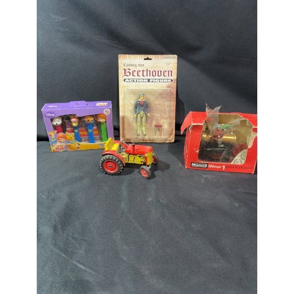 Mamod Steam Engine, Kovap Tractor, Beethoven,