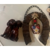 Image 1 : Lucky Horse Shoe Bell w/ Puppy Figurine