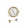 Image 1 : French Brass Ships Clock With Keys