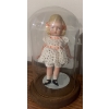 Image 2 : Vintage Bisque Doll Under Glass Dome w/ Dancing Dolls 10T